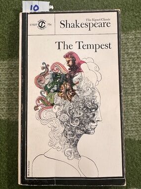 Vintage 1960’s the Tempest by Shakespeare- Milton Glaser Cover Art-
